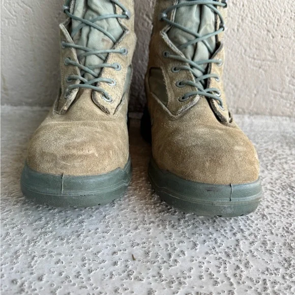 Belleville 610 ST Suede Military Boots Insulated Men’s Size 10.5W Green Outdoor - Picture 8 of 9